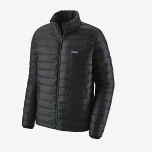 Patagonia Black Down Sweater Jacket, Men's Large